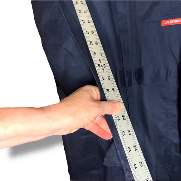 Men's Work Coveralls Protective Polycotton Overalls Mechanics Planam New W/O Tag - Picture 10 of 12